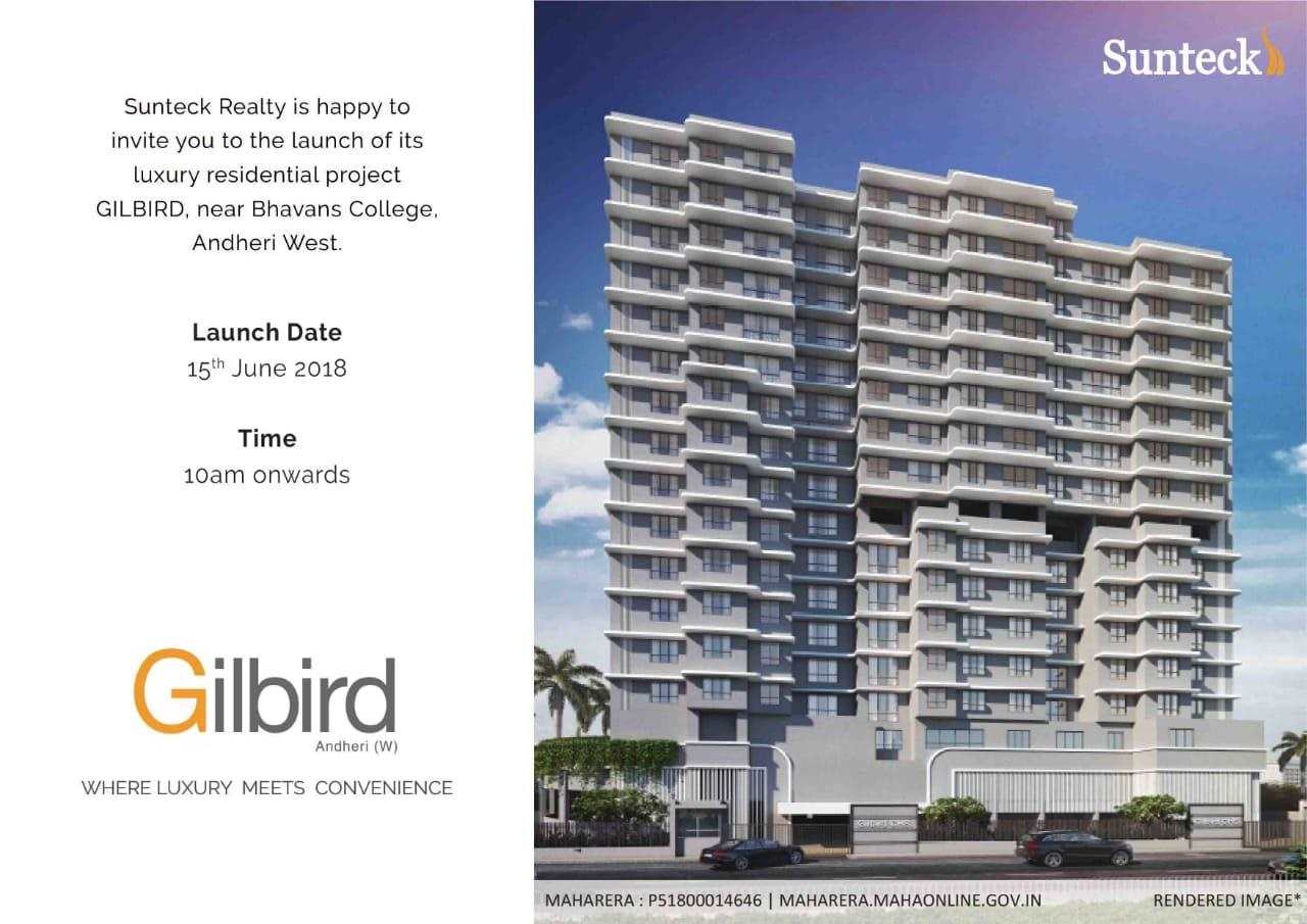 Live in homes where luxury meets convenience at Sunteck Gilbird in Mumbai Update